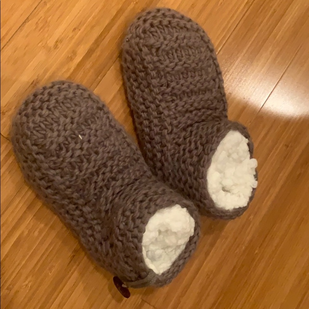 Cozy booties for small feet!